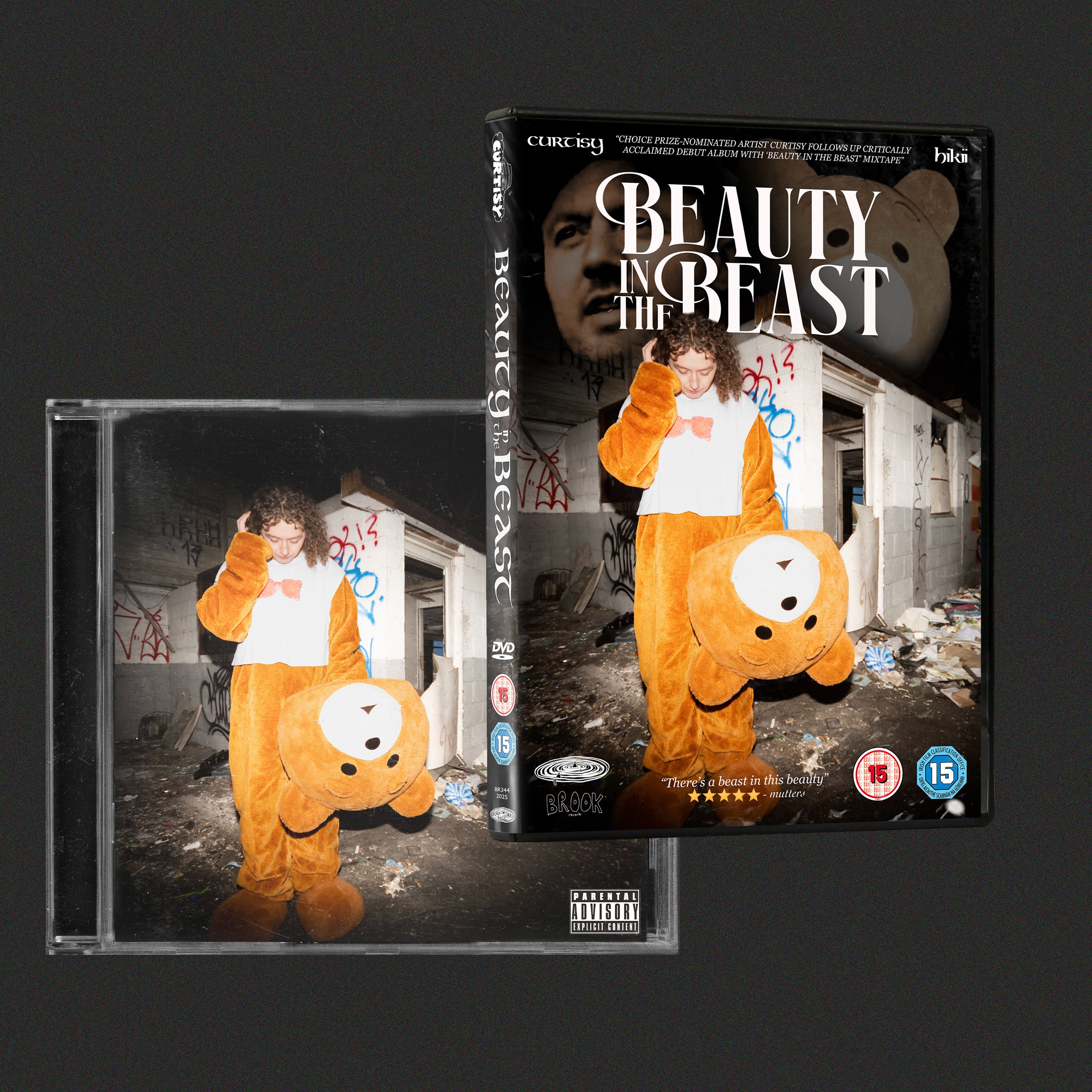 Curtisy x Hikii - BEAUTY IN THE BEAST - CD + DVD – Brook Records